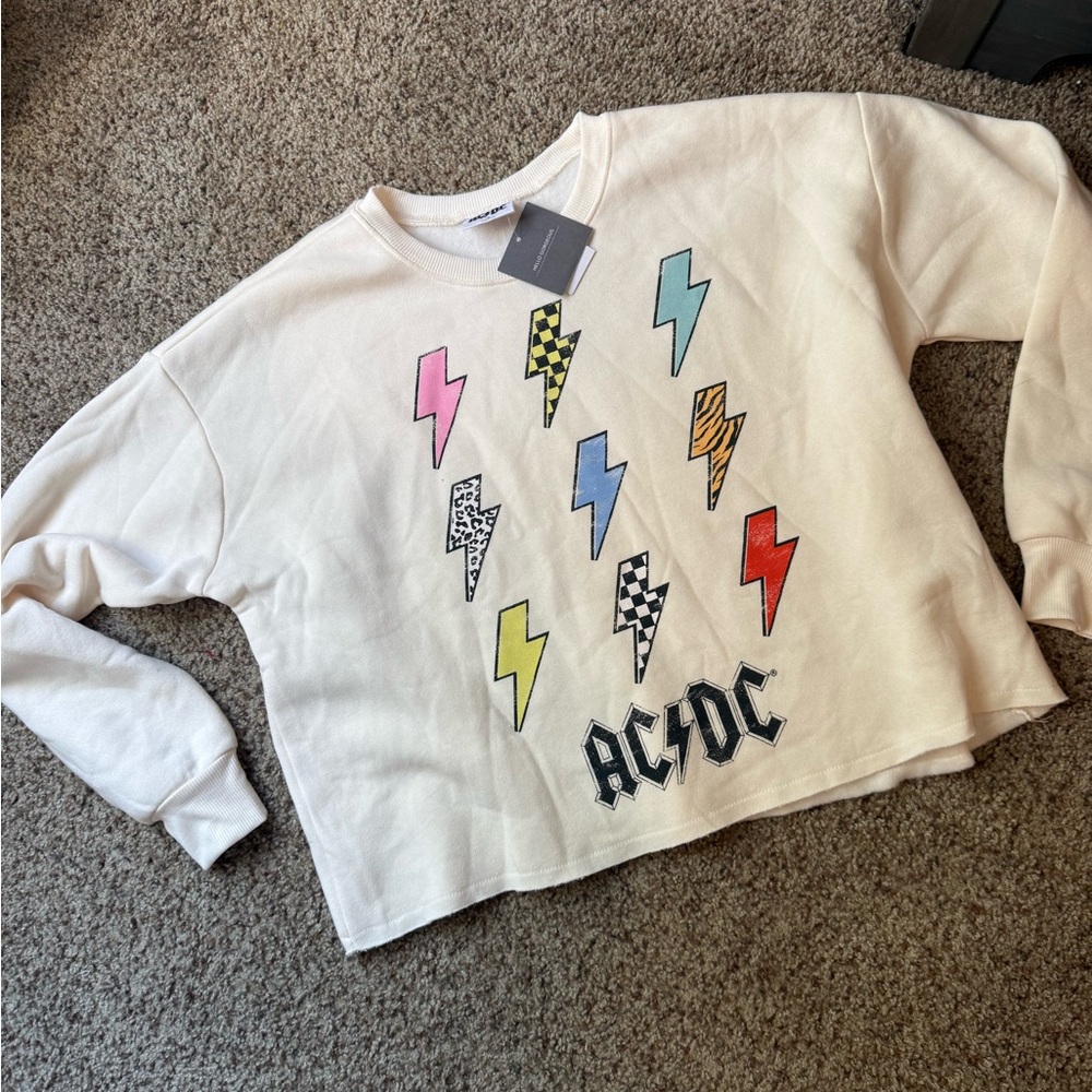 AC/DC Cream Sweatshirt